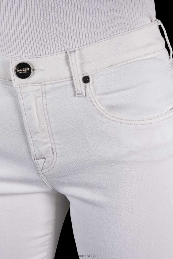 kläder se MooRER kvinnor cecily crop-g1 vit pärla Z22LTF1067