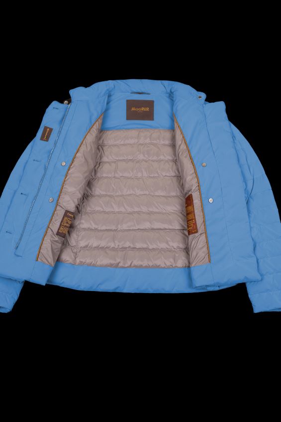kläder se MooRER kvinnor clement-os ljus denim Z22LTF1099