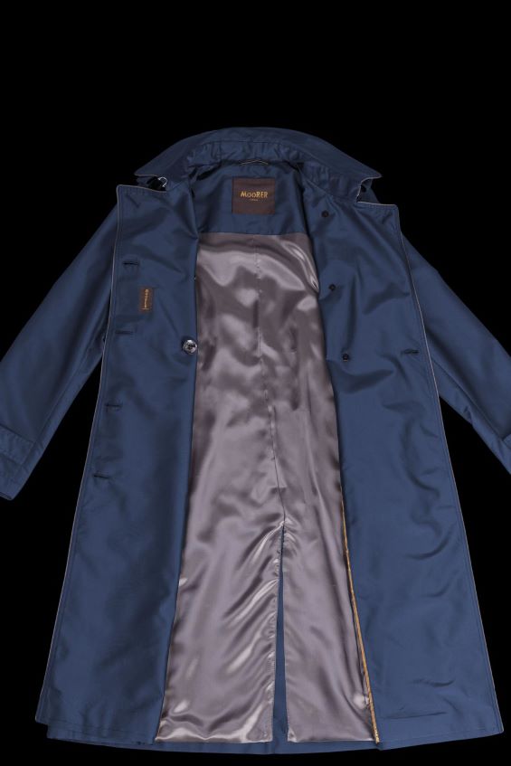 kläder se MooRER kvinnor alimidi-da6 ljus denim Z22LTF1134