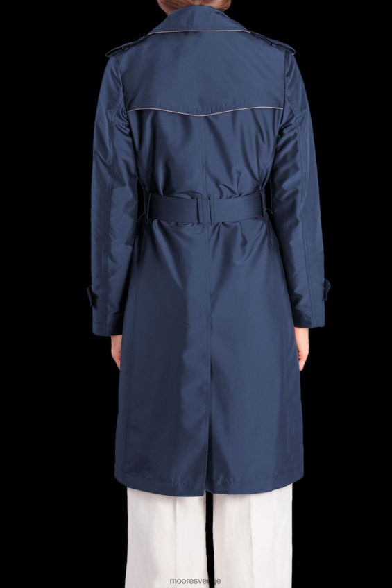 kläder se MooRER kvinnor alimidi-da6 ljus denim Z22LTF1134
