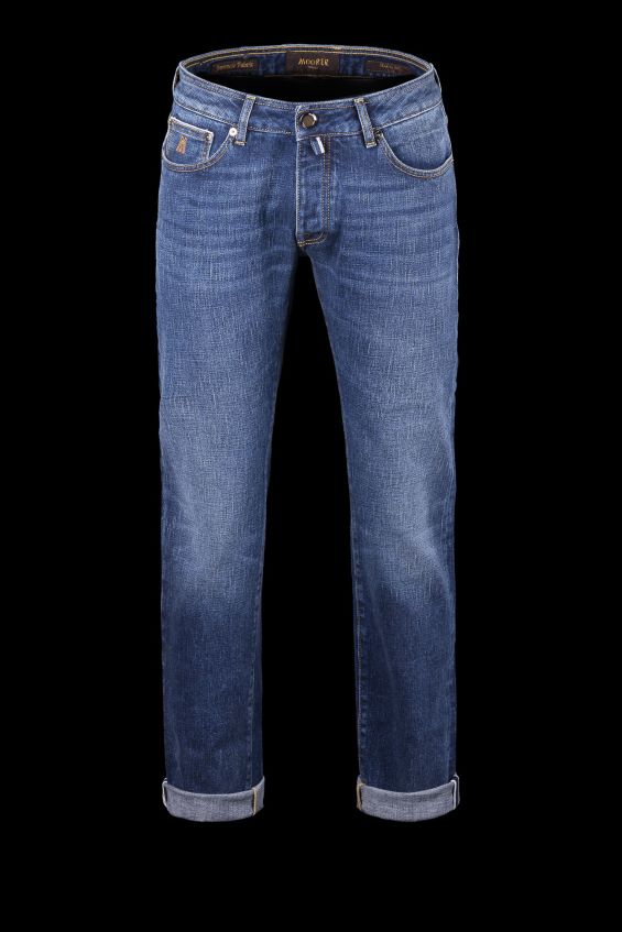 kläder se MooRER män credi dc104 w 4009 s 10 rosso denim Z22LTF397