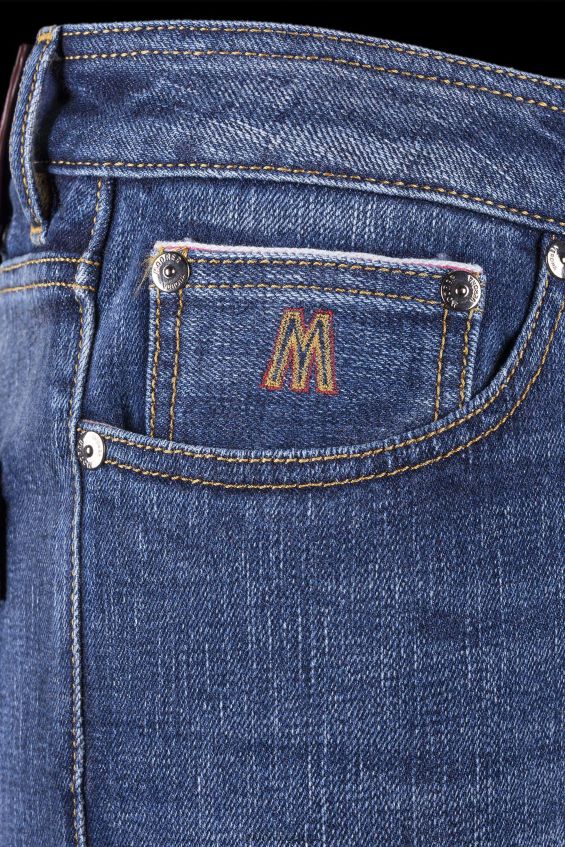 kläder se MooRER män credi dc104 w 4009 s 10 rosso denim Z22LTF397