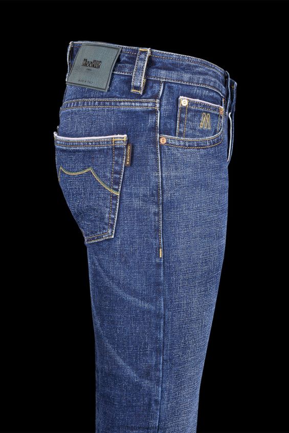 kläder se MooRER män giotto dc104 w. 4019 s2 petrolio denim Z22LTF644