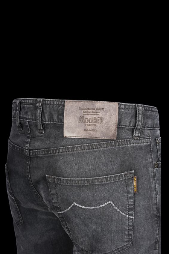 kläder se MooRER män pavel-701 w. 4018 s 4 nero denim Z22LTF486
