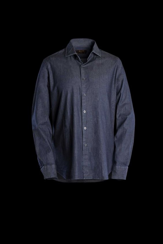 kläder se MooRER män sorrento-cst denim Z22LTF373