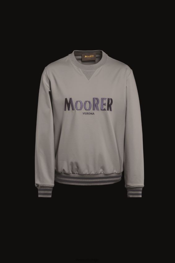 kläder se MooRER män mård-j grigio melange Z22LTF379