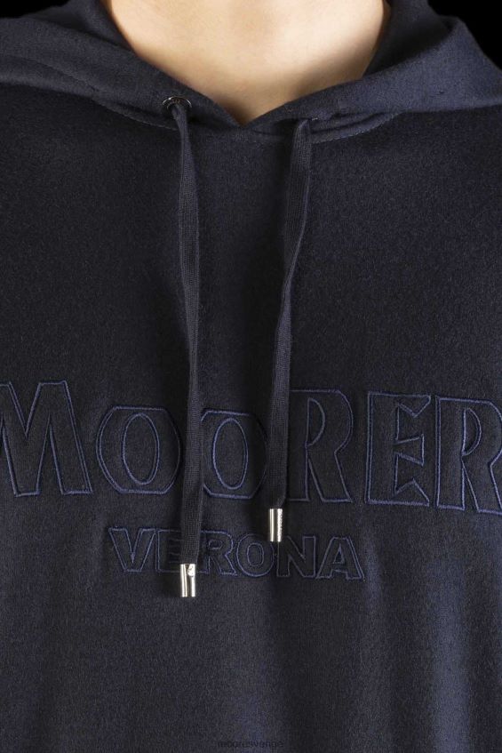 kläder se MooRER män malcom-jt blå Z22LTF679