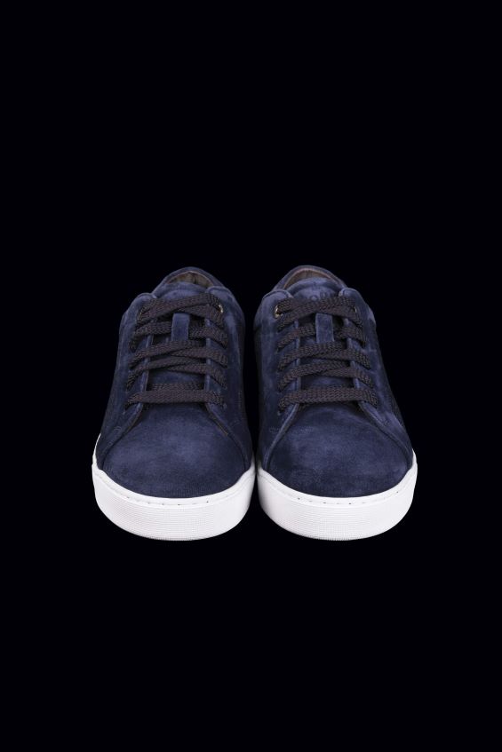 skor se MooRER män boccioni-p5j marinblå/jeans smerigliato Z22LTF669