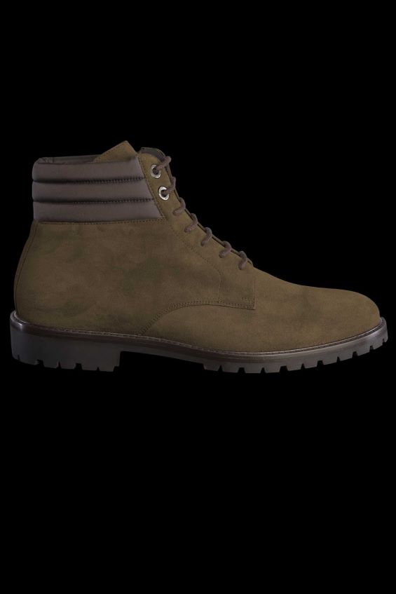 skor se MooRER män cannicci-p5x khaki/brun Z22LTF320