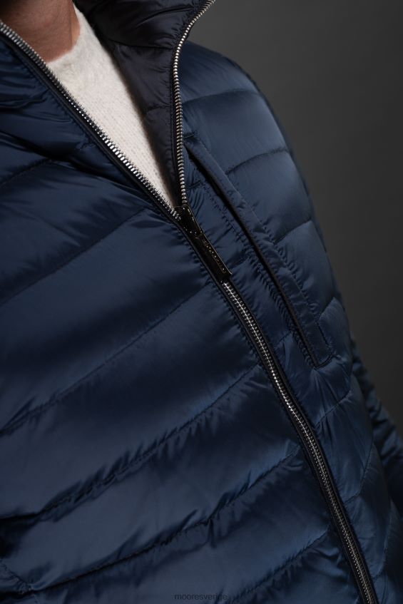 kläder se MooRER män lack ljus denim/blå Z22LTF883