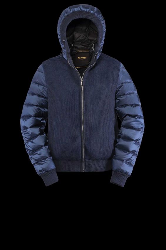 kläder se MooRER män valdes-cw1 blå/denim Z22LTF446