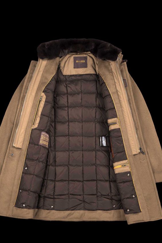 kläder se MooRER män bond-fur-le kamel Z22LTF382