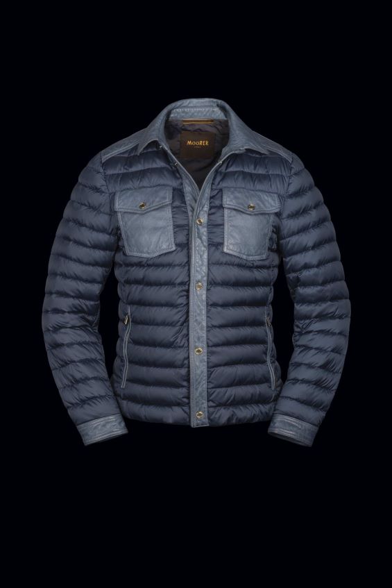 kläder se MooRER män crespi-per denim Z22LTF545