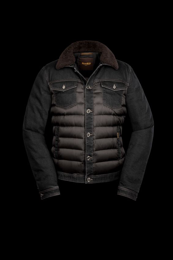 kläder se MooRER män mondor-fur-106s nero Z22LTF38